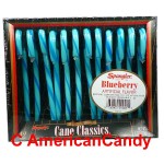 Spangler Candy Canes Blueberry 170g